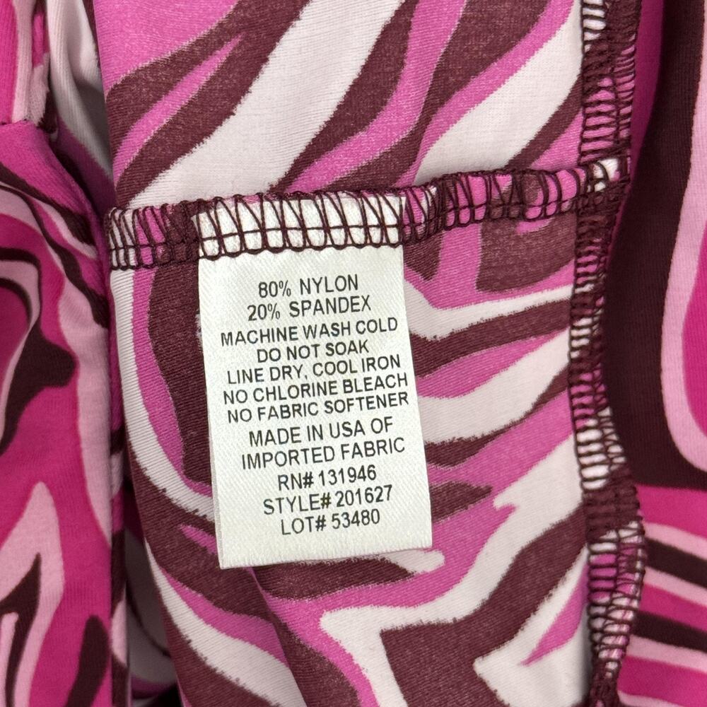 Jude Connally Skort Womens XS Pink Zebra Print Pull On Golf Tennis Pickleball - Picture 7 of 10